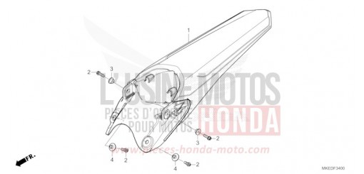 REAR FENDER CRF450RXN de 2022